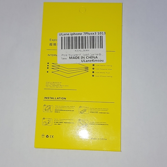 Iphone 7 plus screen protector tempred glass - Picture 2 of 2